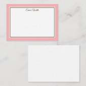 Individuelle Name-Flachnotizkarte Mitteilungskarte (Vorne/Hinten)