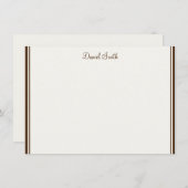 Individuelle Name-Flachnotizkarte Mitteilungskarte (Vorne/Hinten)