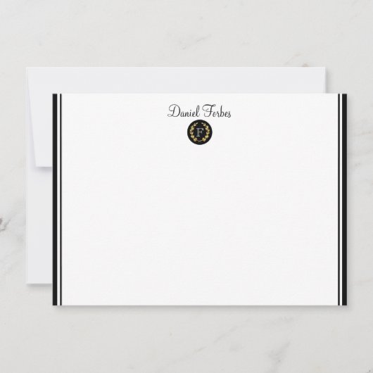 Individuelle Name-Flachnotizkarte Mitteilungskarte (Vorderseite)