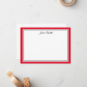 Individuelle Name-Flachnotizkarte Mitteilungskarte (Vorderseite/Rückseite Beispiel)