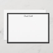 Individuelle Name-Flachnotizkarte Mitteilungskarte (Vorne/Hinten)