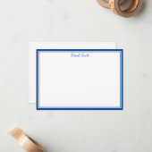 Individuelle Name-Flachnotizkarte Mitteilungskarte (Vorderseite/Rückseite Beispiel)