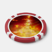 Individuelle Name Flame Pokerchips (Einzeln)