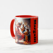 Individuelle Name Flamenco Latina Tanzabend Spanis Tasse (Vorderseite Links)