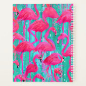 Individuelle Name Flamingo Planer (Rückseite)