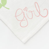 Individuelle Name Fleece Blanket für Baby Girl, kl (Ecke)