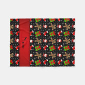 Individuelle Name Fleecedecke (Vorderseite (Horizontal))