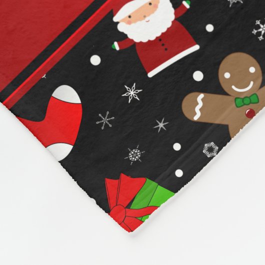 Individuelle Name Fleecedecke (Ecke)