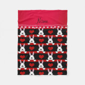 Individuelle Name Fleecedecke (Vorderseite)