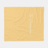 Individuelle Name Fleecedecke (Vorderseite (Horizontal))