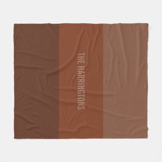 Individuelle Name-Fleecedecke Fleecedecke (Vorderseite (Horizontal))