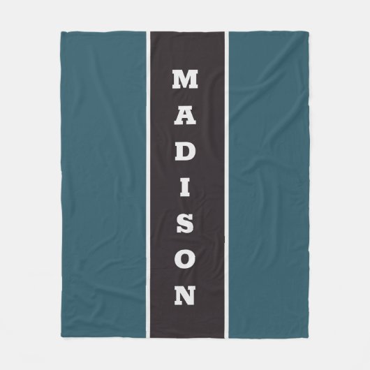 Individuelle Name-Fleecedecke Fleecedecke (Vorderseite)