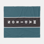 Individuelle Name-Fleecedecke Fleecedecke (Vorderseite (Horizontal))