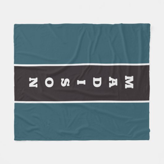 Individuelle Name-Fleecedecke Fleecedecke (Vorderseite (Horizontal))