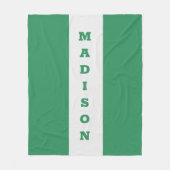 Individuelle Name-Fleecedecke Fleecedecke (Vorderseite)