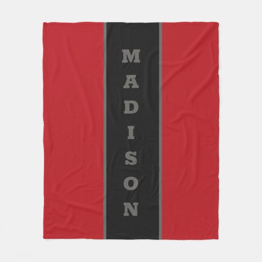 individuelle Name-Fleecedecke Fleecedecke (Vorderseite)