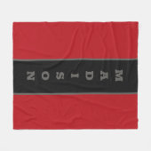 individuelle Name-Fleecedecke Fleecedecke (Vorderseite (Horizontal))