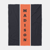 Individuelle Name-Fleecedecke Fleecedecke (Vorderseite)