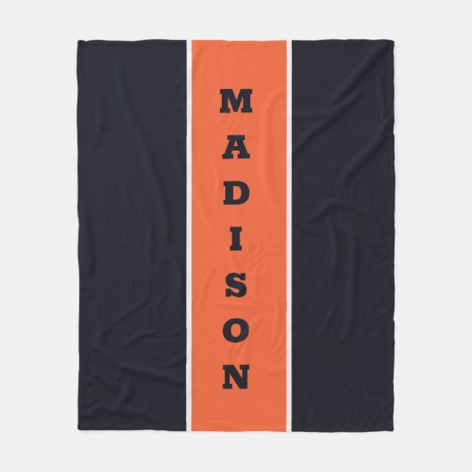 Individuelle Name-Fleecedecke Fleecedecke (Vorderseite)