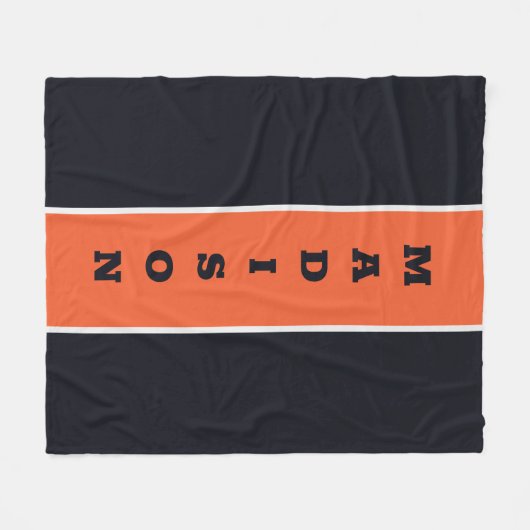 Individuelle Name-Fleecedecke Fleecedecke (Vorderseite (Horizontal))