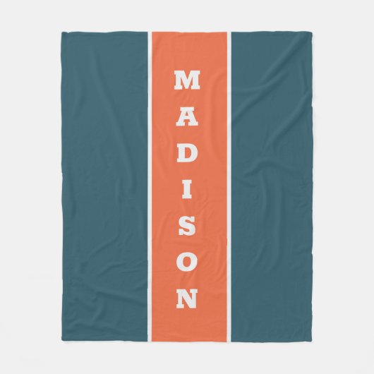 Individuelle Name-Fleecedecke Fleecedecke (Vorderseite)