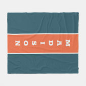 Individuelle Name-Fleecedecke Fleecedecke (Vorderseite (Horizontal))