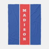 individuelle Name-Fleecedecke Fleecedecke (Vorderseite)