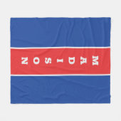 individuelle Name-Fleecedecke Fleecedecke (Vorderseite (Horizontal))