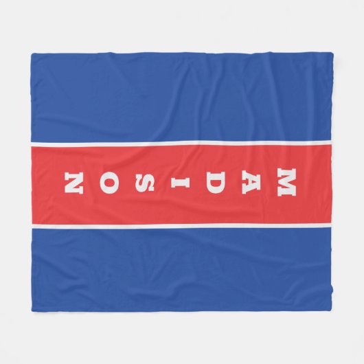 individuelle Name-Fleecedecke Fleecedecke (Vorderseite (Horizontal))