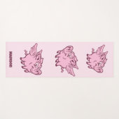 Individuelle Name Fliegende Schweine Yogamatte (Vorderseite (Horizontal))