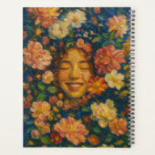 Individuelle Name Floral Planner Planer (Rückseite)