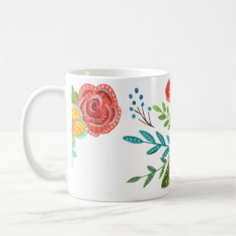 Individuelle Name Floral | TASSE