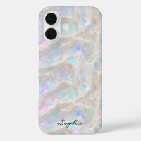 Individuelle Name Fluid Iridescent Gold Opal Girly