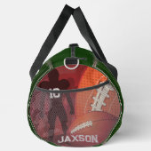 Individuelle Name Football Bag | Personalisierte N Duffle Bag (Rechts)