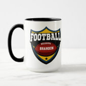 Individuelle Name Football-Logo-Tasse Tasse (Links)