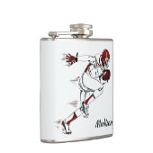 Individuelle Name Football Player-Flasche Flachmann (Rechts)