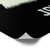 Individuelle Name Football Player Poster (Ecke)