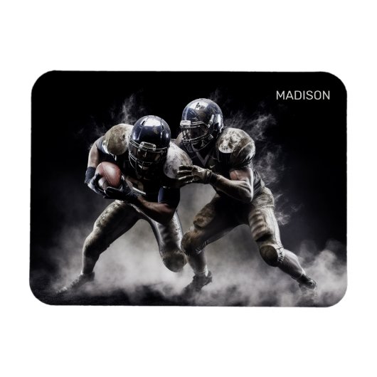 Individuelle Name Football Players Illustration Magnet (Horizontal)