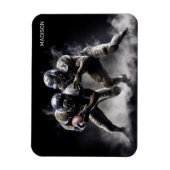 Individuelle Name Football Players Illustration Magnet (Vertikal)