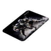Individuelle Name Football Players Illustration Magnet (Linke Seite)