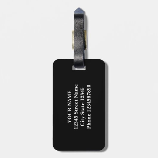 Individuelle Name Football Trikot Nummer athletisc Gepäckanhänger (Rückseite vertikal)