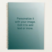 Individuelle Name Foto Artwork School Office Hard Planer (Vorderseite)