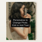 Individuelle Name Foto Artwork School Office Soft  Planer (Rückseite)