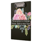 Individuelle Name Foto Artwork School Office Zuhau Klemmbrett (Links)