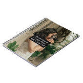 Individuelle Name Foto Artwork School Office Zuhau Notizblock (Linke Seite)