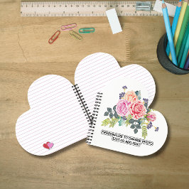 Individuelle Name Foto Artwork School Office Zuhau Notizblock