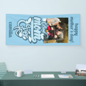 Individuelle Name & Foto "Best Mama Ever" Banner (Messe)