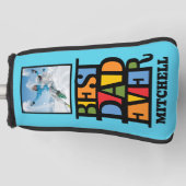 INDIVIDUELLE NAME FOTO BEST VATER EVER GOLF HEADCOVER (Vorderseite)