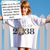Individuelle Name, Foto, Handprint-Klasse von 2038 T-Shirt
