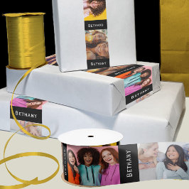 Individuelle Name Foto Ribbon Satinband